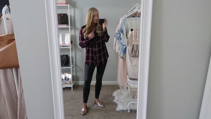 Ruffled Plaid and Flats