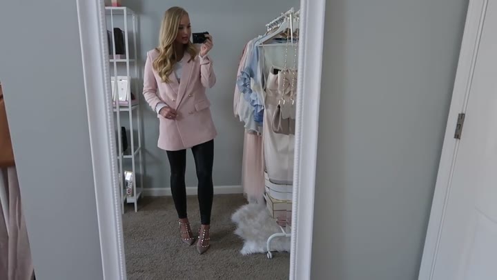Pink Blazer Statement